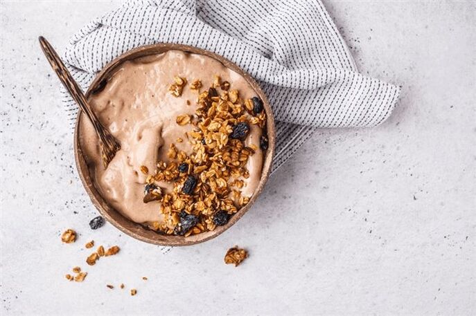 granola σε υγιεινή διατροφή
