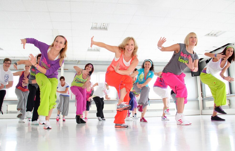 Zumba για τη μείωση των υπερβολικών θερμίδων